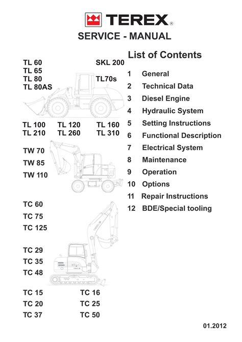 terex tc16 mini excavator parts|terex parts manual.